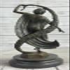 100% Solid Bronze Dancer Showgirl Chorusline Marble Statue Theater Artwork Artwork Deal Gift by Think Bronze view 4