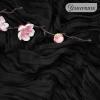12 Pack Cheesecloth Table Runner 10FT, Boho Gauze Table Runner, Semi-Sheer Table Runners Rustic Wedding Table Decor, Bridal Shower, Birthday Party, Romantic Wedding Runner (Black) view 3