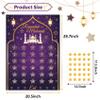 Ramadan Calendar 2025 Ramadan Decorations for Home Eid Activities for Kids Reusable Ramadan Decor Eid Mubarak Poster Ramadan Advent Calendar Decorations for Home Wall view 3