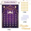 Ramadan Calendar 2025 Ramadan Decorations for Home Eid Activities for Kids Reusable Ramadan Decor Eid Mubarak Poster Ramadan Advent Calendar Decorations for Home Wall view 4