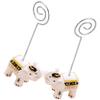 FOMIYES Elephant Table Number Holders Multi-Purpose Memo Holders Card Clip for Decor view 1