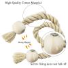 Porlau 6 Pack Dark Beige Magnetic Curtain Tiebacks Cotton Hand Woven Tieback Holdback Decorative Tie Backs for Drapes with Wooden Buckle No Tools Required view 2
