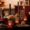 36 Pcs Gold Votive Candle Holders, Tealight Candle Holder Glass for Table Centerpieces, Gold Candle Holders for Wedding Decor, Bridal Shower & Home Parties Supplies Decor view 3