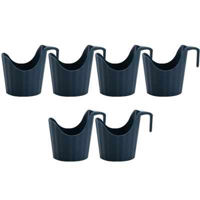 6pcs Anti-scalding Cup Sleeves Paper Cup Sleeves for Hot Drinks Holder Cradle Multipurpose Carrier