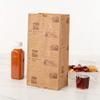 Restaurantware Bag Tek 8 Lb Disposable Lunch Bags 100 Sturdy Take Out Bags - Flat Bottom Microwavable Kraft Newsprint Design Paper Bags Freezable Great For Restaurants Cafes And Bakeries view 3