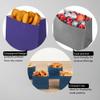Restaurantware Bag Tek 4.3 x 2.5 x 3.8 Inch Treat Bags 100 Sturdy Take Out Bags - Flat Bottom Microwavable Sepia Newsprint Paper Snack Bags Freezable Great For Restaurants Cafes And Bakeries view 3