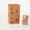 Restaurantware Bag Tek 4 Lb Disposable Lunch Bags 100 Sturdy Take Out Bags - Flat Bottom Microwavable Kraft Newsprint Design Paper Bags Freezable Great For Restaurants Cafes And Bakeries view 3