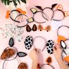 14 Pcs Dog Ears Headband, Puppy Ears for Dog Party Birthday Party Supplies with 10 Sheets Puppy Tattoos Photo Booth Props view 4