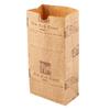 Restaurantware Bag Tek 2 Lb Disposable Lunch Bags 100 Sturdy Take Out Bags - Flat Bottom Microwavable Kraft Newsprint Design Paper Bags Freezable Great For Restaurants Cafes And Bakeries view 2