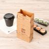 Restaurantware Bag Tek 2 Lb Disposable Lunch Bags 100 Sturdy Take Out Bags - Flat Bottom Microwavable Kraft Newsprint Design Paper Bags Freezable Great For Restaurants Cafes And Bakeries view 3