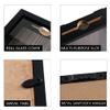 GraduationMall 11x14 Top Loading Shadow Box Frame with HD Glass,Wood Display Case with Slot,1.25 inches Interior Depth,Ideal for Wine Bottle Caps,Tickets,Shells,Stamps and More,Black view 4