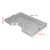 Alvinlite Bar Drip Tray Keep Bar Non Rusting Easy to Clean Sturdy Stainless Steel Keg Beer Tower Drip Tray for Bar Restaurant view 2