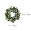 1pc Simulated Eucalyptus Garland Wreath for Home Decor Vibrant and Lifelike Hanging Decoration for Doors Walls and Party Layouts view 3