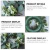 1pc Simulated Eucalyptus Garland Wreath for Home Decor Vibrant and Lifelike Hanging Decoration for Doors Walls and Party Layouts view 4
