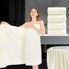 4 Piece Extra Large Bath Towel 35"x70" Oversized Bath Sheet Bath Towel Set for Bathroom Ultra Soft Cozy Highly Absorbent Quick Dry Bathroom Towel for Spa Gym Hotel,Shower Towel for Daily Use,Cream view 1