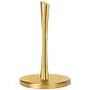 Paper Towel Holder countertop, Free-Standing Kitchen roll Holder for Kitchen Bathroom, Paper Towel Holder Stand Dispenser with Stainless Base Fits Standard (Gold) view 1