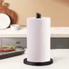 Paper Towel Holder countertop, Free-Standing Kitchen roll Holder for Kitchen Bathroom, Paper Towel Holder Stand Dispenser with Stainless Base Fits Standard (Black) view 3