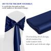 12 Pack Navy Blue Satin Table Runner 12 x 108 Inch Long Premium Table Runners for Wedding Party Events Decoration, Birthday Parties, Banquets Decorations, Graduations, Engagements view 4