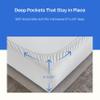 California Design Den Twin Cooling Mattress Topper, 3-Zone Quilted Twin Size, Non-Slip Soft Bed Topper, Deep Pockets Fit 8-20 Inch Mattresses view 4