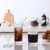 [ 12 Pack ] Glass Cups with Glass Straws, 12oz Highball & Rock Drinking Glasses, Everyday Drinkware Glasses Set, Cute Tumbler Cup, Kitchen Glasses for Iced Coffee, Water, Beer, Cocktail, Whiskey Gift. view 4