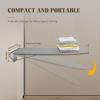 Cbhfmljd Wall Mounted Rotating Ironing Board, Folding Laundry Household Ironing Board 39x12 Stability Wall Mount Ironing Board Space Saving Ironing Board for Home Laundry Room Dorm Grey view 2
