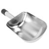 Zerodeko Stainless Steel Double Mouth Ice Scoop Multi-purpose Shovel for Coffee Beans Flour and More Easy to Clean Compact for Everyday Use view 1