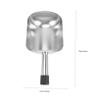 Zerodeko Stainless Steel Double Mouth Ice Scoop Multi-purpose Shovel for Coffee Beans Flour and More Easy to Clean Compact for Everyday Use view 2