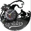 12 Inch Wall Clock Vinyl LP Record Wall Clock Surfboard Summer Coastal Surf Beach Craft Disk Decor Cool Watch view 2