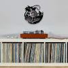 12 Inch Wall Clock Vinyl LP Record Wall Clock Surfboard Summer Coastal Surf Beach Craft Disk Decor Cool Watch view 3