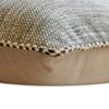 The HomeCentric Decorative Sage & Beige 22"x22" (55x55 cm) Throw Pillows, Jute Lace & Moroccan Throw Pillows for Couch, Solid Pattern Contemporary Easter - Sage Jute view 2