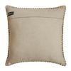 The HomeCentric Decorative Sage & Beige 22"x22" (55x55 cm) Throw Pillows, Jute Lace & Moroccan Throw Pillows for Couch, Solid Pattern Contemporary Easter - Sage Jute view 3