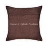 Infinite Tradition Decorative Brocade Living Room Throw Pillow Cover Silk 16x16 Set of 4 Dark Brown Gold Jacquard Weave Home Decor Elephant Pattern Square Cushion Covers view 3