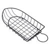Fry Basket, Stainless Steel Boat Shape Non-Stick Oven Mesh Baking Tray Chips Crisp Basket Tool for Kitchen Snacks view 1
