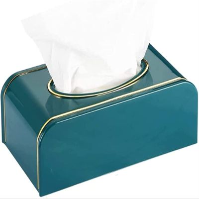 Dogggy Household Decoration Tissue box Nordic ins Wind Plastic Tissue box Cover Rectangular Tissue box for Living Room Hotel Coffee Table Tissue box Holder Tissue box