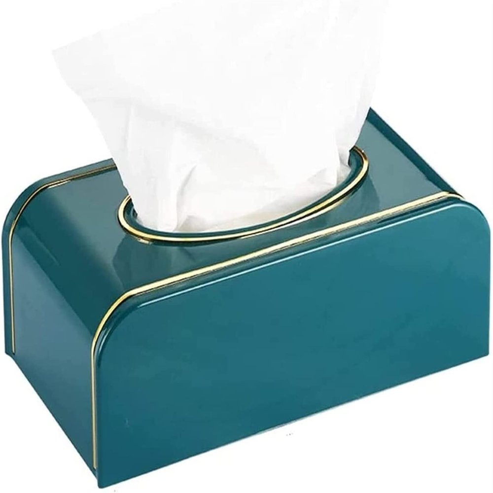 Dogggy Household Decoration Tissue box Nordic ins Wind Plastic Tissue box Cover Rectangular Tissue box for Living Room Hotel Coffee Table Tissue box Holder Tissue box