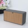 Household Tissue box Tissue box Cover Rectangular Sealed Tissue box Holder Desktop Leather Home Living Room Car Napkin Pumping Paper Storage Box Tissue box Holder Tissue box (Size : Large) view 3
