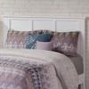AFI, Madison Full Solid Wood Low Profile Wood Platform Bed, White view 3