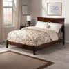 AFI, Metro, Low Profile Wood Platform Bed, Queen, Walnut view 1