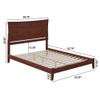 AFI, Metro, Low Profile Wood Platform Bed, Queen, Walnut view 2