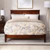 AFI, Madison Queen Solid Wood Low Profile Wood Platform Bed, Walnut view 3