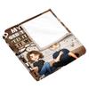 KERAOO Custom Throw Blankets Gift for My Uncle, Uncle Birthday Gift Ideas, Valentine's Christmas Graduation Birthday Gift for Him (for Uncle-02) view 4
