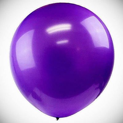 3pcs Big 36 Inch Huge Purple Latex Balloon Birthday Wedding Party Shower Hanging Balloon Bright Color for Wedding Decoration Banner Air Balloon