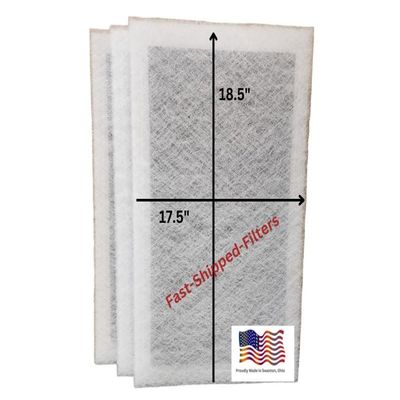 Fast-Shipped-Filters 3Pack 20x20 Designed to Fit ECO Healthy Home Air Cleaners Filter Replacement Polarized Pads (Actual Filter Size is 17.5"x18.5")