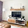 Fireplace Mantel, Rustic, Shelf, Floating Mantle, Real Wood, Beam, URBANDI (Brown, 36'Lx6Hx8D) view 2