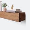 Fireplace Mantel, Rustic, Shelf, Floating Mantle, Real Wood, Beam, URBANDI (Brown, 36'Lx6Hx8D) view 4