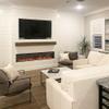 Fireplace Mantel, Rustic, Shelf, Floating Mantle, Real Wood, Beam, URBANDI (Grey, 36Lx6Hx8D) view 2