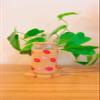 Iced Coffee Glass Cup with Bamboo Lid and Straw | 16oz Beer Can Glass | beer glass Cup | Can Shaped Glass Soda Can Cup | Heart and lips can Glass Cup, Beer Glass Can, Glass Coffee Cup view 1