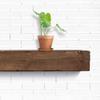 Fireplace Mantel, Rustic, Shelf, Floating Mantle, Real Wood, Beam, URBANDI (Provincial, 36Lx6Hx8D) view 1