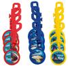 Fun Express Discovery Shark Week Backpack Clip Keychains - 12 Pieces view 1