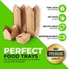PrimeSaver Take Out Box Food Container - Microwave Safe To Go Container 30 Oz - Environmentally Friendly Recycled Folded - 50 Count view 2